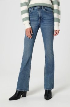 Розкльошені джинси - синій