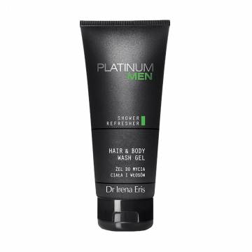 Мужской шампунь-гель для тела и волос Dr Irena Eris Platinum Men Shower Refresher Hair Body Wash Gel, 200 мл Мужской шампунь-гель для тела и волос Dr Irena Eris Platinum Men Shower Refresher Hair Body Wash Gel, 200 мл