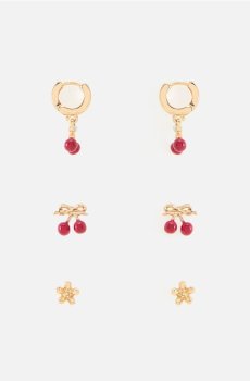 Reserved - EARRINGS - різнобарвний - 744MQ-MLC