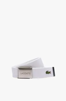 Мужской белый ремень Белый ONESIZE Lacoste RC2012001