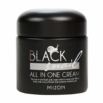 Крем для лица Mizon Black Snail All In One Cream с фильтратом слизи черной улитки, 75 мл Крем для лица Mizon Black Snail All In One Cream с фильтратом слизи черной улитки, 75 мл