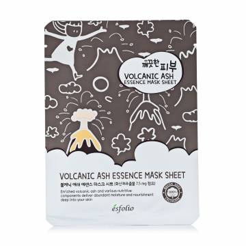 Тканевая маска для лица Esfolio Pure Skin Volcanic Ash Essence Mask Sheet с вулканическим пеплом, 25 мл Тканевая маска для лица Esfolio Pure Skin Volcanic Ash Essence Mask Sheet с вулканическим пеплом, 25 мл
