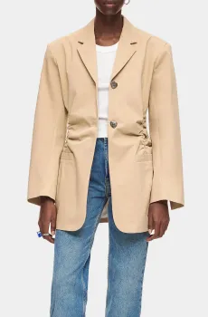 Женский бежевый жакет Бежевый 34 Bimba Y Lola 231BR4001.T1630