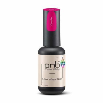 Камуфлирующая каучуковая база для гель-лака PNB Camouflage Base Limited Edition Camellia, 8 мл Камуфлирующая каучуковая база для гель-лака PNB Camouflage Base Limited Edition Camellia, 8 мл