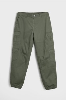 Штани cargo jogger - пильно-зелений