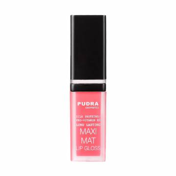 Матовый блеск для губ Pudra Cosmetics Maxi Matt Long Lasting Lip Gloss с протеинами шелка та провитамином B5, 11, 7 мл Матовый блеск для губ Pudra Cosmetics Maxi Matt Long Lasting Lip Gloss с протеинами шелка та провитамином B5, 11, 7 мл