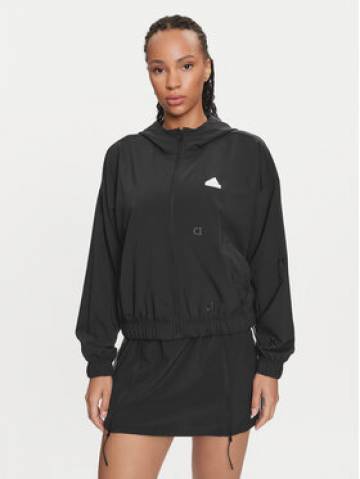 adidas Вітровка Embroidery IS4321 Чорний Loose Fit adidas Вітровка Embroidery IS4321 Чорний Loose Fit