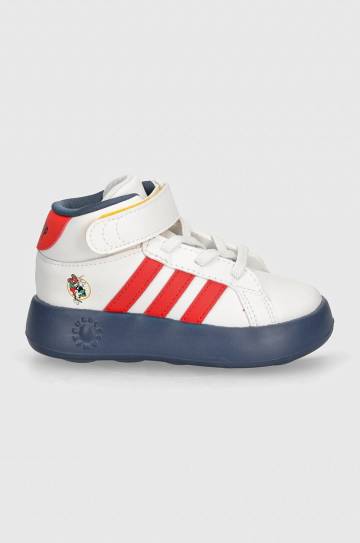 Детские кроссовки adidas GRAND COURT MID Mickey цвет белый IF4095 Детские кроссовки adidas GRAND COURT MID Mickey цвет белый IF4095