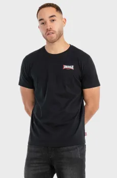 Мужская черная футболка Черный 3XL Lonsdale 117542