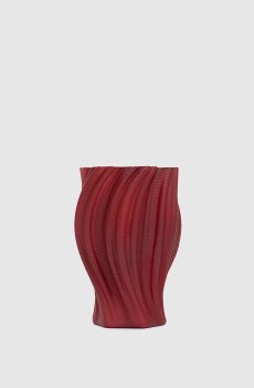 Ароматизированная свеча Rosso Rubono в фарфоровом подсвечнике