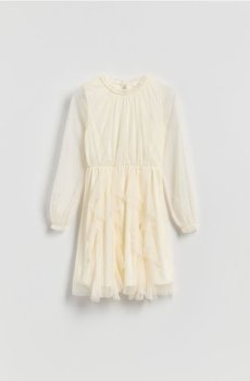 Reserved - Тюлева сукня - нюдовий - 319IB-02X