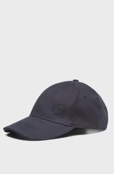 Мужская черная кепка CAP ATHLETICA COTTON SMALL LOGO Черный ONESIZE Lotto TT0023