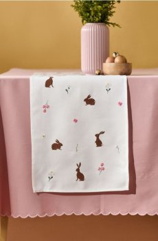 Біжутка для столу з великоднім мотивом - кремовий