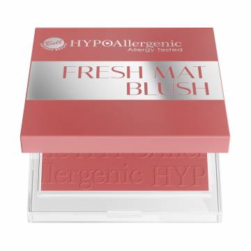 Матовые румяна для лица Bell HypoAllergenic Fresh Mat Blush 02 Camelia, 4.7 г Матовые румяна для лица Bell HypoAllergenic Fresh Mat Blush 02 Camelia, 4.7 г