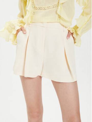 TWINSET Шорти з тканини 241TT2103 Бежевий Loose Fit TWINSET Шорти з тканини 241TT2103 Бежевий Loose Fit