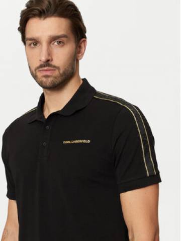 KARL LAGERFELD Поло 745461 551235 Чорний Regular Fit KARL LAGERFELD Поло 745461 551235 Чорний Regular Fit