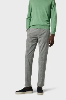 Мужские серые чиносы в клетку Серый 32-34 Pierre Cardin PC.-C3 33750.5009