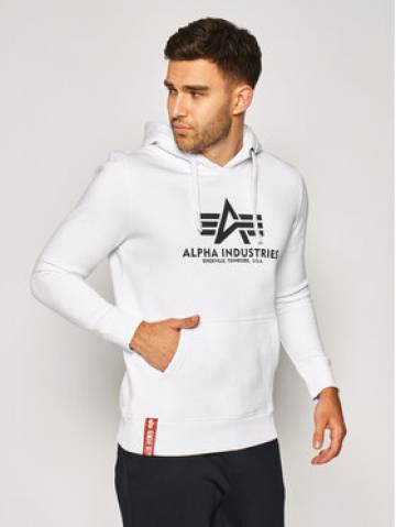 Alpha Industries Світшот Basic Hoody 178312 Білий Regular Fit Alpha Industries Світшот Basic Hoody 178312 Білий Regular Fit