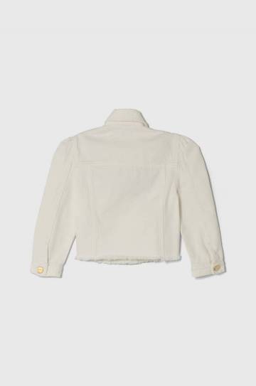 Детская джинсовая куртка Pinko Up цвет белый Детская джинсовая куртка Pinko Up цвет белый