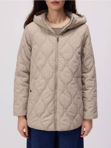 Reserved - Утеплена куртка oversize - світло-оливковий - 7930B-81X Reserved - Утеплена куртка oversize - світло-оливковий - 7930B-81X