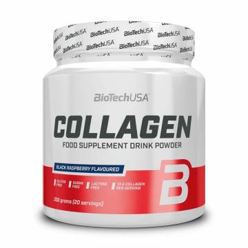 Коллаген BioTech USA Collagen со вкусом малины, 300 г Коллаген BioTech USA Collagen со вкусом малины, 300 г