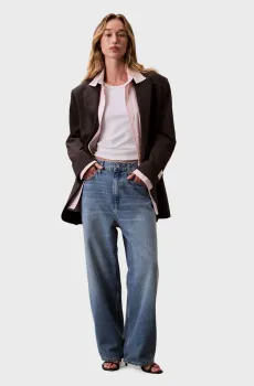 Женские голубые джинсы BARREL Голубой 25-32 Calvin Klein Jeans J20J225604