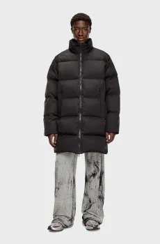 Мужской черный пуховик W-RAVEEL-LONG Черный 50 Diesel A14402 0GHBZ