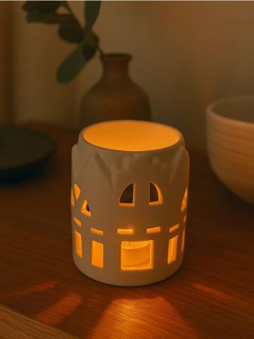 Ароматична лампа - кремовий