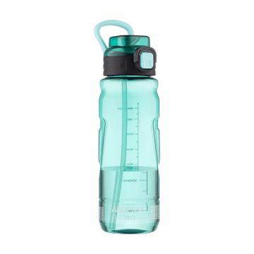 Бутылка для воды Ardesto Sport пластиковая, зеленая, 1 л (AR2210EB) Бутылка для воды Ardesto Sport пластиковая, зеленая, 1 л (AR2210EB)
