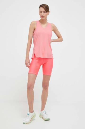 Топ для бега Under Armour Iso-Chill Laser цвет розовый Топ для бега Under Armour Iso-Chill Laser цвет розовый