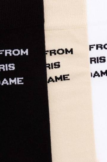 Хлопковые носки Drôle de Monsieur Le Pack de Chaussettes Slogan 3 шт PERM-SK101-CO024-MC Хлопковые носки Drôle de Monsieur Le Pack de Chaussettes Slogan 3 шт PERM-SK101-CO024-MC
