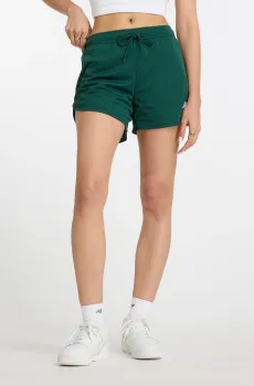 Женские зеленые шорты NB Athletics Зеленый XS New Balance WS41510NWG
