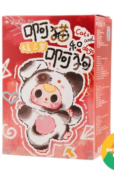 Коллекционная мягкая игрушка-сюрприз Pop Top серии Baby Three, Котики и собачки, с кольцом, от 6 лет (CRP2601)