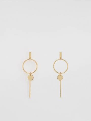 Reserved - EARRINGS - золотий - 308FD-GLD