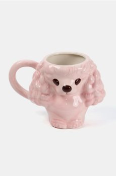 Чашка у формі собаки - білий