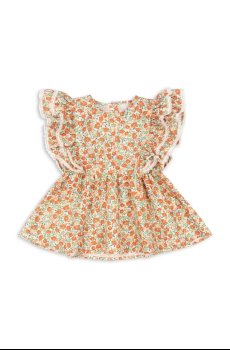 Детская хлопковая блузка Konges Sløjd VERBENA TOP GOTS