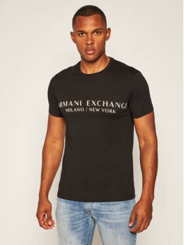 Armani Exchange Футболка 8NZT72 Z8H4Z 1200 Чорний Slim Fit Armani Exchange Футболка 8NZT72 Z8H4Z 1200 Чорний Slim Fit
