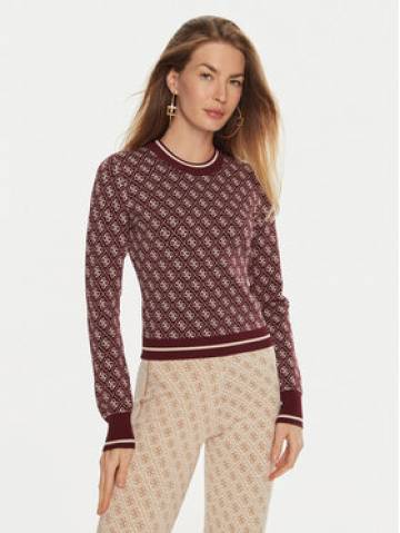 Guess Светр Lise W4BR21 Z37K0 Бордовий Slim Fit Guess Светр Lise W4BR21 Z37K0 Бордовий Slim Fit