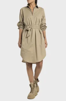 Женское бежевое платье Бежевый XS Replay W9087 .000.84936