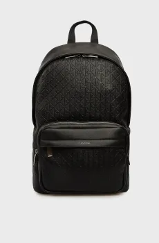 Мужской черный рюкзак EMBLEM AOP EMBOSS Черный ONESIZE Calvin Klein LV04D3202G