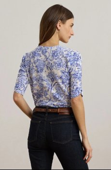 Хлопковая футболка Lauren Ralph Lauren