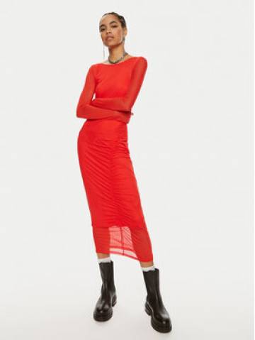 Patrizia Pepe Коктейльна сукня 8A1344 J149-R835 Червоний Slim Fit Patrizia Pepe Коктейльна сукня 8A1344 J149-R835 Червоний Slim Fit