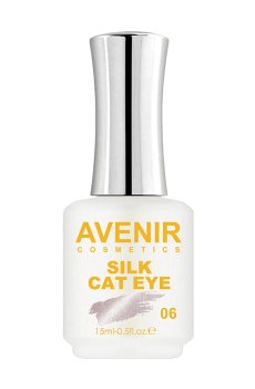 Гель-лак для ногтей Avenir Cosmetics Silk Cat Eye 06, 15 мл