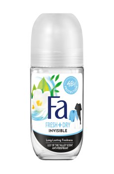 Шариковый антиперспирант Fa Fresh + Dry Invisible 48H с ароматом ландыша, женский, 50 мл