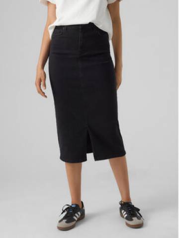 Vero Moda Спідниця-олівець Lina 10300188 Чорний Regular Fit Vero Moda Спідниця-олівець Lina 10300188 Чорний Regular Fit