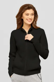 Женский черный кашемировый кардиган Черный 36 MARC&ANDRE W21-00CH814