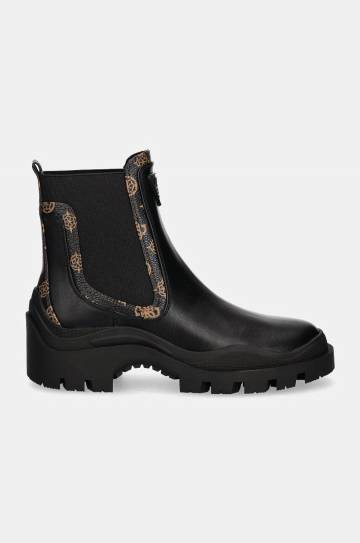 Ботинки Guess YESSES2 женские цвет чёрный на платформе FLFYSS ELE10 Ботинки Guess YESSES2 женские цвет чёрный на платформе FLFYSS ELE10