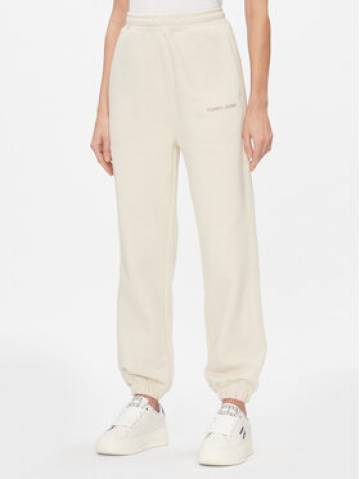 Tommy Jeans Спортивні штани Classics DW0DW17309 Écru Relaxed Fit Tommy Jeans Спортивні штани Classics DW0DW17309 Écru Relaxed Fit