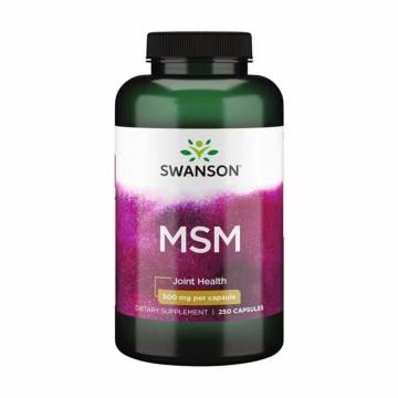 Метилсульфонилметан Swanson MSM 500 мг, 250 капсул Метилсульфонилметан Swanson MSM 500 мг, 250 капсул