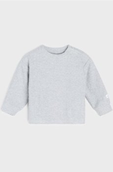 Кофта crewneck з бавовною - сірий